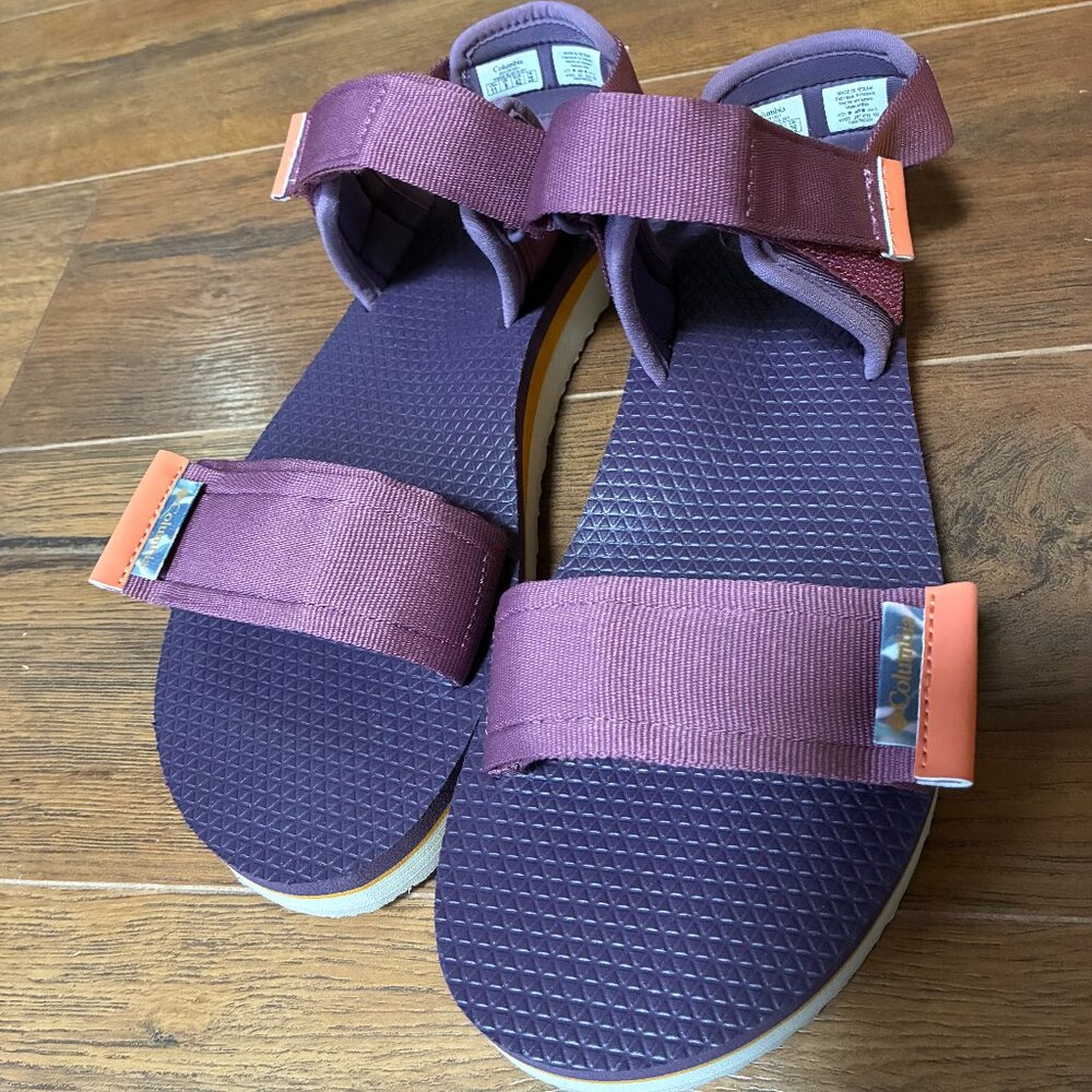 NWT Columbia Women's Via Sport Lightweight Quick-Drying Sandals Desert Nights 11